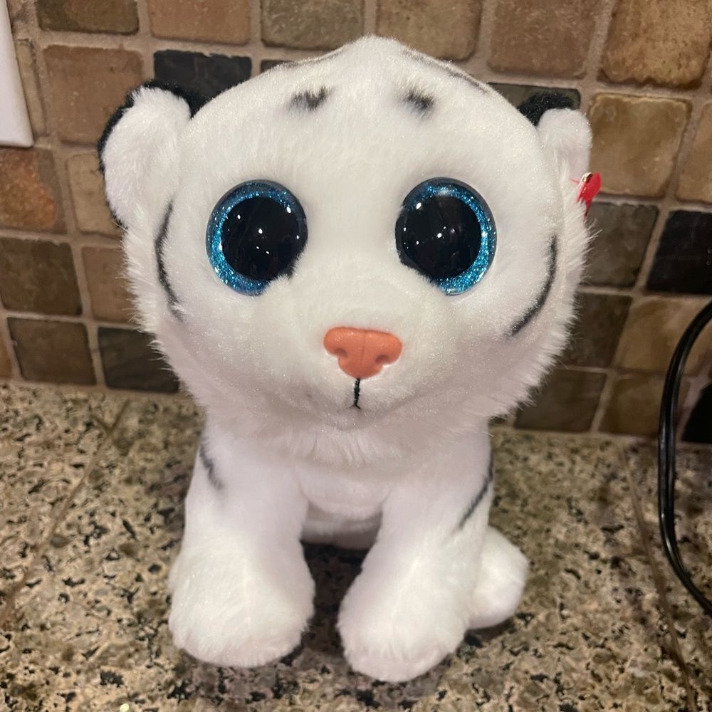 TY Tundra White Tiger Cub Plush